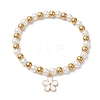 Glass Pearl Stretch Bracelets BJEW-JB10943-3