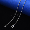 Non-Tarnish 304 Stainless Steel Cable Chain Necklace NJEW-S420-008C-P-4