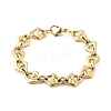 304 Stainless Steel Mariner Link Chain Bracelets for Women BJEW-F488-02G-2