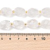 Natural Quartz Crystal Beads Strands G-P541-A01-12-4