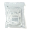 40Pcs 4 Styles Transparent Plastic Zip Lock Bags OPP-FS0001-10-6