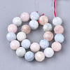 Natural Morganite Beads Strands G-S345-10mm-012-2