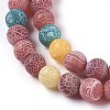 Natural Weathered Agate Beads Strands G-P414-A02-3