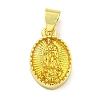 Rack Plating Brass Enamel Pendants KK-B091-15F-1