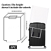 Transparent PVC Luggage Cover AJEW-WH20080-52O-2
