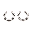 316 Stainless Steel Hoop Nose Rings AJEW-C044-05C-AS-4