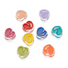 90Pcs 9 Colors Transparent Enamel Acrylic Beads TACR-CD0001-06-2