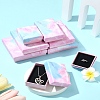 8Pcs 4 Styles Cardboard Paper Ring Boxes CBOX-FS0001-05-10