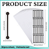PVC Self-adhesive Stickers STIC-WH0003-60C-2
