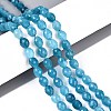 Natural Dyed White Jade Beads Strands G-T142-89A-1