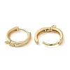 Brass Hoop Earrings Finding KK-H455-62G-2
