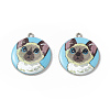 Printed Alloy Pendants ENAM-P246-03P-05-2