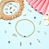 30Pcs 15 Styles Transparent Glass Links/Connectors GLAA-YW0005-63-4