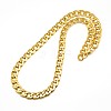 304 Stainless Steel Curb Chain/Twisted Chain Necklaces STAS-A028-N127G-1