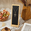 Bamboo Slant Back Necklace Organizer Display Stands NDIS-WH20007-01A-02-7