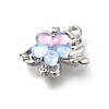 Alloy Acrylic Pendants LS-PALLOY-R157-02P-01-2