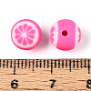 Fruits Theme Handmade Polymer Clay Beads CLAY-T022-04C-3