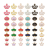 48Pcs 24 Colors Alloy Enamel Charms ENAM-TA0001-23-16