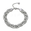 304 Stainless Steel Bracelets for Women BJEW-U012-01P-2