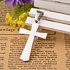 Non-Tarnish 304 Stainless Steel Crucifix Cross Pendants LS-STAS-I035-13A-2