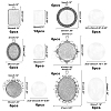 78Pcs DIY 6 Styles Pendants Making Kits DIY-PH0002-30AS-2