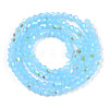 Imitation Jade Electroplate Glass Beads Strands LS-EGLA-A039-J2mm-L03-3