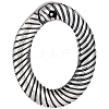 1Pc Sterling Silver Twister Clasps STER-BBC0009-54-7