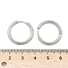 Tarnish Resistant 304 Stainless Steel Huggie Hoop Earrings LS-EJEW-F111B-21mm-P-5