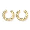 Rack Plating Brass Cuff Earrings X1-EJEW-K245-09G-1