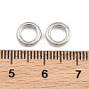 Brass Micro Pave Clear Cubic Zirconia European Beads KK-CBA78C7-07P-3