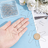 100Pcs 316 Stainless Steel Earring Hooks STAS-UN0041-94-4