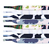 4Pairs 4 Colors Camouflage Color Polyester Shoelaces FIND-TA0010-23-4