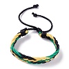 Leather Cord Bracelets Set for Men Women BJEW-C005-02D-6