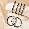 Synthetic Non-magnetic Hematite Beaded Stretch Bracelets BJEW-D446-B-22-5