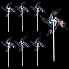 6Pcs DIY Craft PET Windmill DIY-CP0013-48A-1