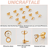 20Pcs 304 Stainless Steel Stud Earrings Findings STAS-UN0059-11-4