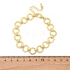 Brass Ring Chain Link  Bracelets for Women Men LS-BJEW-K273-16G-5