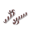Christmas Candy Cane Handmade Polymer Clay Beads CLAY-P005-03A-04-2