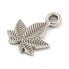 Non-Tarnish 304 Stainless Steel Pendants STAS-N103-142P-2