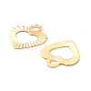 Brass Charms KK-F907-03B-G-2
