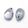 Faceted Glass Pendants GLAA-F069-L-B02-2