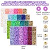 DIY Disc Polymer Clay & CCB Plastic Beads Jewelry Making Findings Kits DIY-YW0010-54A-3