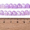 Electroplate Crackle Imitation Jade Glass Beads Strands LS-EGLA-Q131-02C-04-4