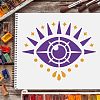 Large Plastic Reusable Drawing Painting Stencils Templates DIY-WH0202-065-6