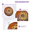 1 Set 7 Styles Natural & Synthetic Mixed Stone Pendants FIND-DC0001-38-4