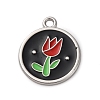 Alloy Enamel Pendants PALLOY-R162-13P-03-1