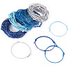 60Pcs 4 Colors Korean Waxed Polyester Cord Bracelet Making AJEW-CW0001-07-3