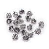 Tibetan Style Zinc Alloy Bead Cap PALLOY-WH0085-79B-1