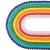 10 Strands 10 Colors Transparent Glass Beads Strands EGLA-TA0013-36-1