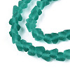 Frosted Transparent Glass Beads X1-GLAA-N016-4mm-04-3